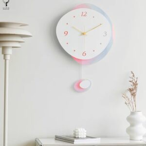 Đồng hồ trang trí quả lắc Hologram(LDH305)lingdecor