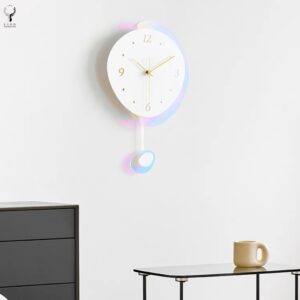 Đồng hồ trang trí quả lắc Hologram(LDH305)lingdecor