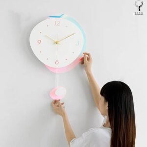 Đồng hồ trang trí quả lắc Hologram(LDH305)lingdecor
