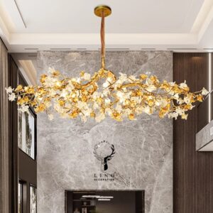 Đèn chùm serip đồng(SRD06)