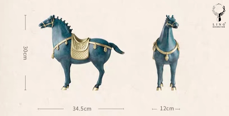 Ngựa đồng(LD218) Lingdecor 4