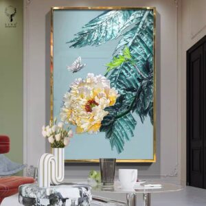 Tranh khảm trai hoa mẫu đơn(LTKT10)