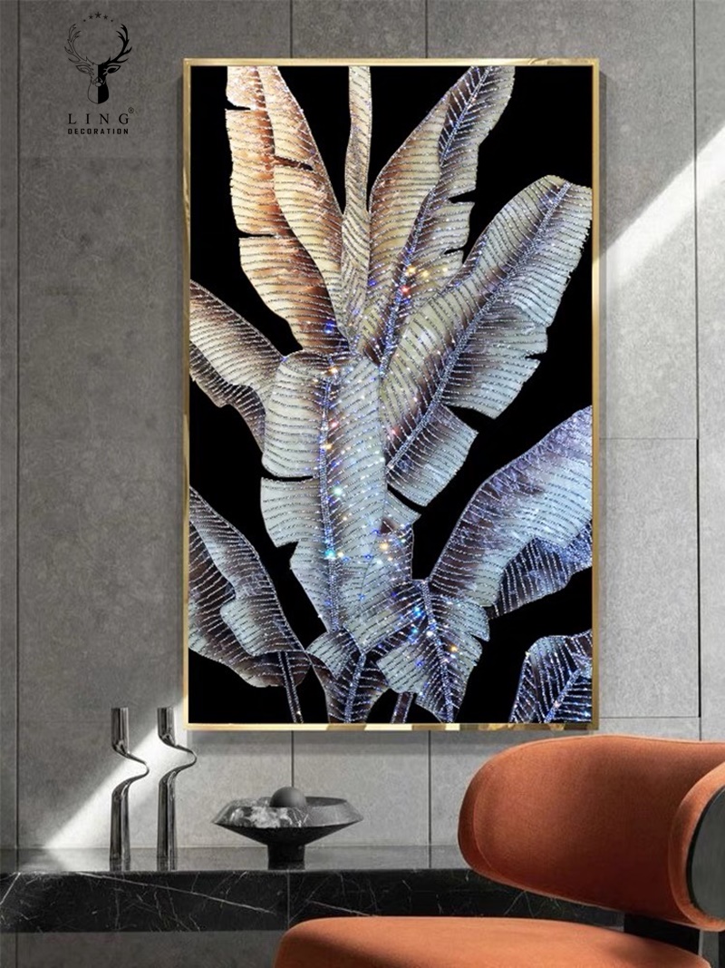 Tranh khảm trai lá chuối(LTKT03) Lingdecor 4