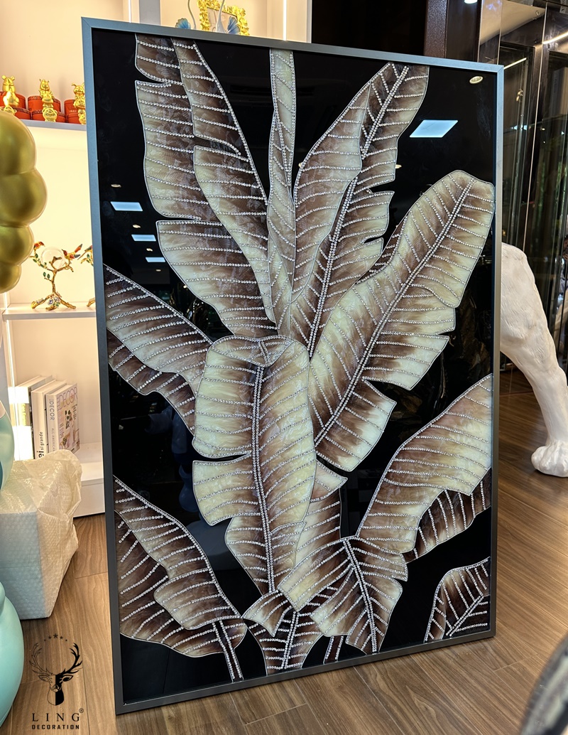 Tranh khảm trai lá chuối(LTKT03) Lingdecor 7