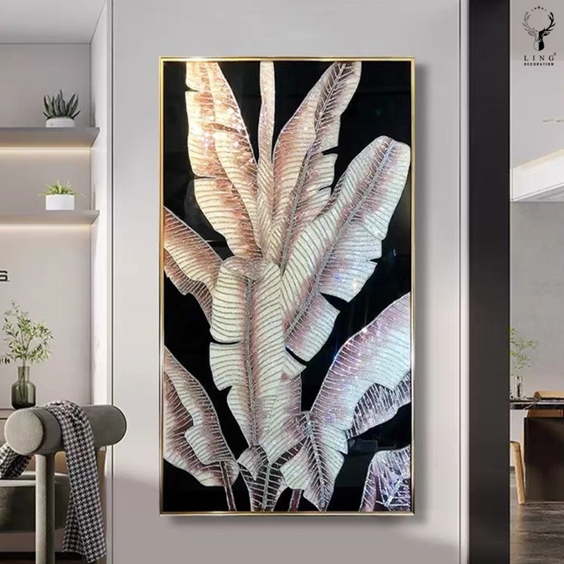 Tranh khảm trai lá chuối(LTKT03) Lingdecor