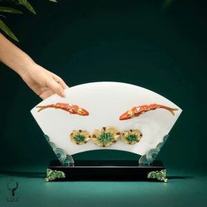 Đôi cá uyên ương ngọc bích(LDB447)