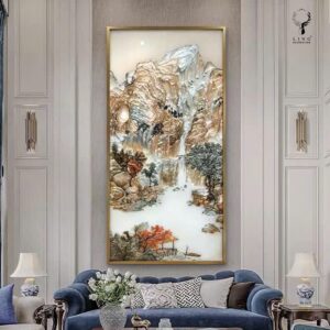 Tranh khảm trai Non Nước(LTKT58)