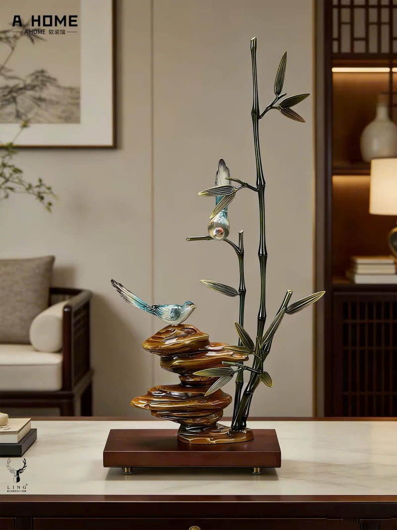 Chim đậu cành trúc (LD 421) lingdecor1
