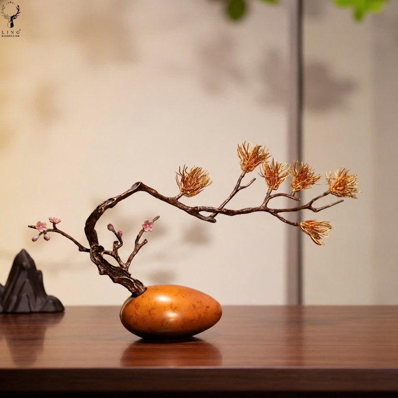 Tùng đào đón xuân (LD 427) lingdecor1