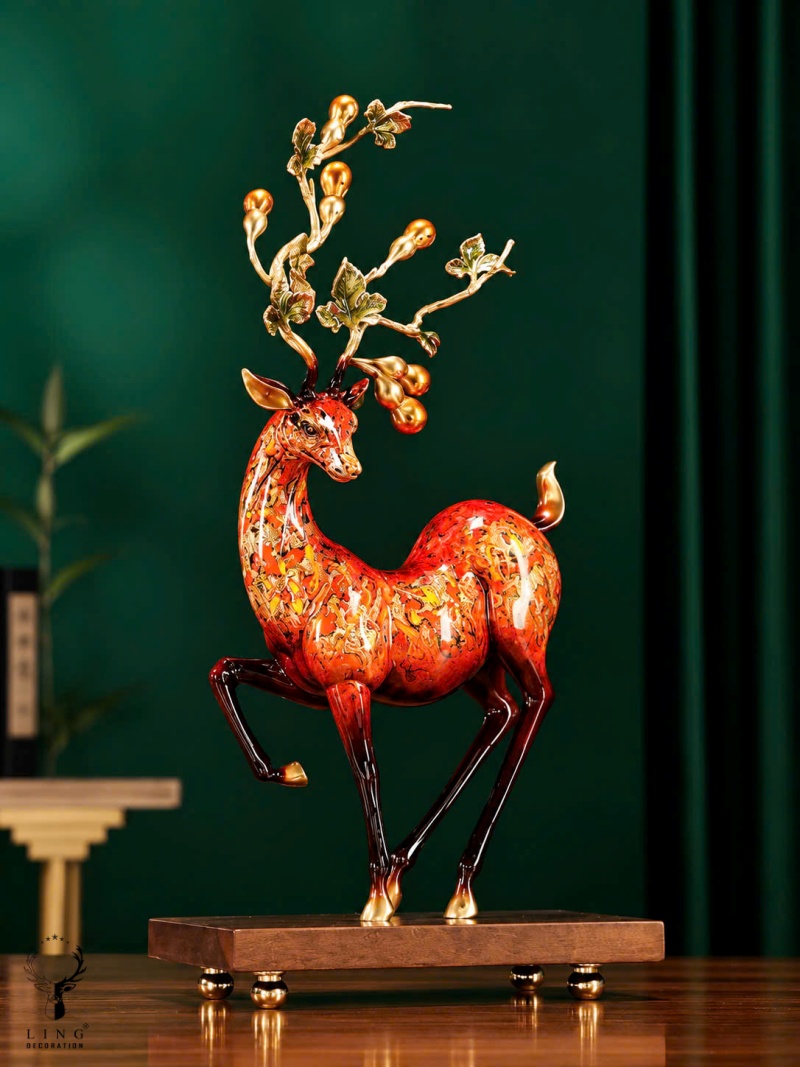 Tượng Tuần Lộc (LD390)lingdecor3