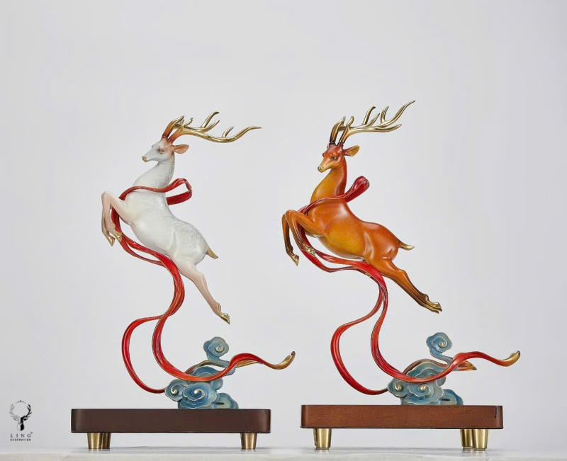 Tượng hươu thần vận (LD 414) lingdecor
